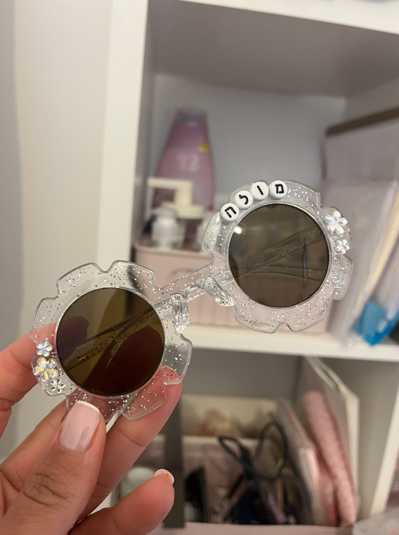 Lunettes Blossom Transparent  Pailleté