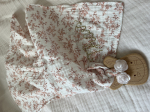 Doudou lange "Bluma" rose