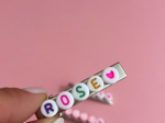 Barrette avec nom - Multicolor